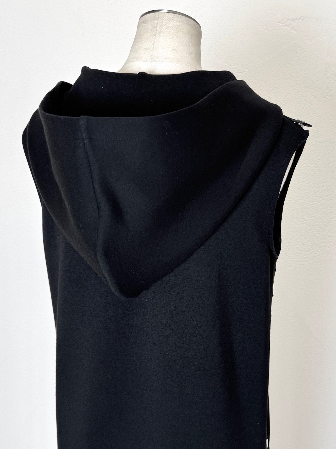 Satin ライン フーディ ーワンピース