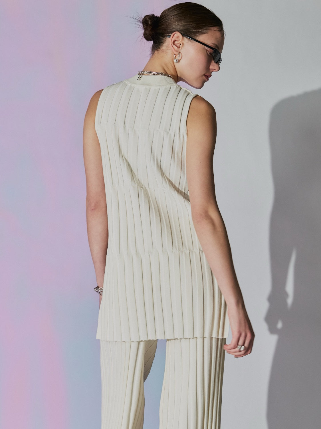 Multi ボーダー KNIT Set-up