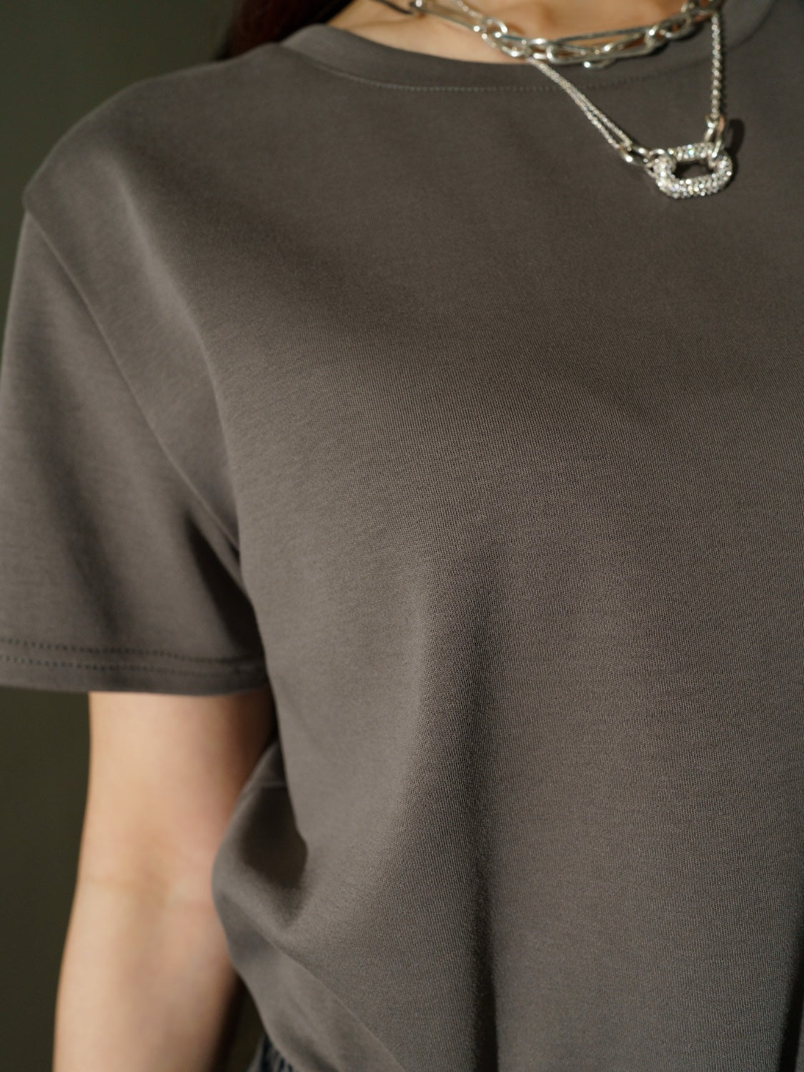 Crew Neck Basic Tシャツ