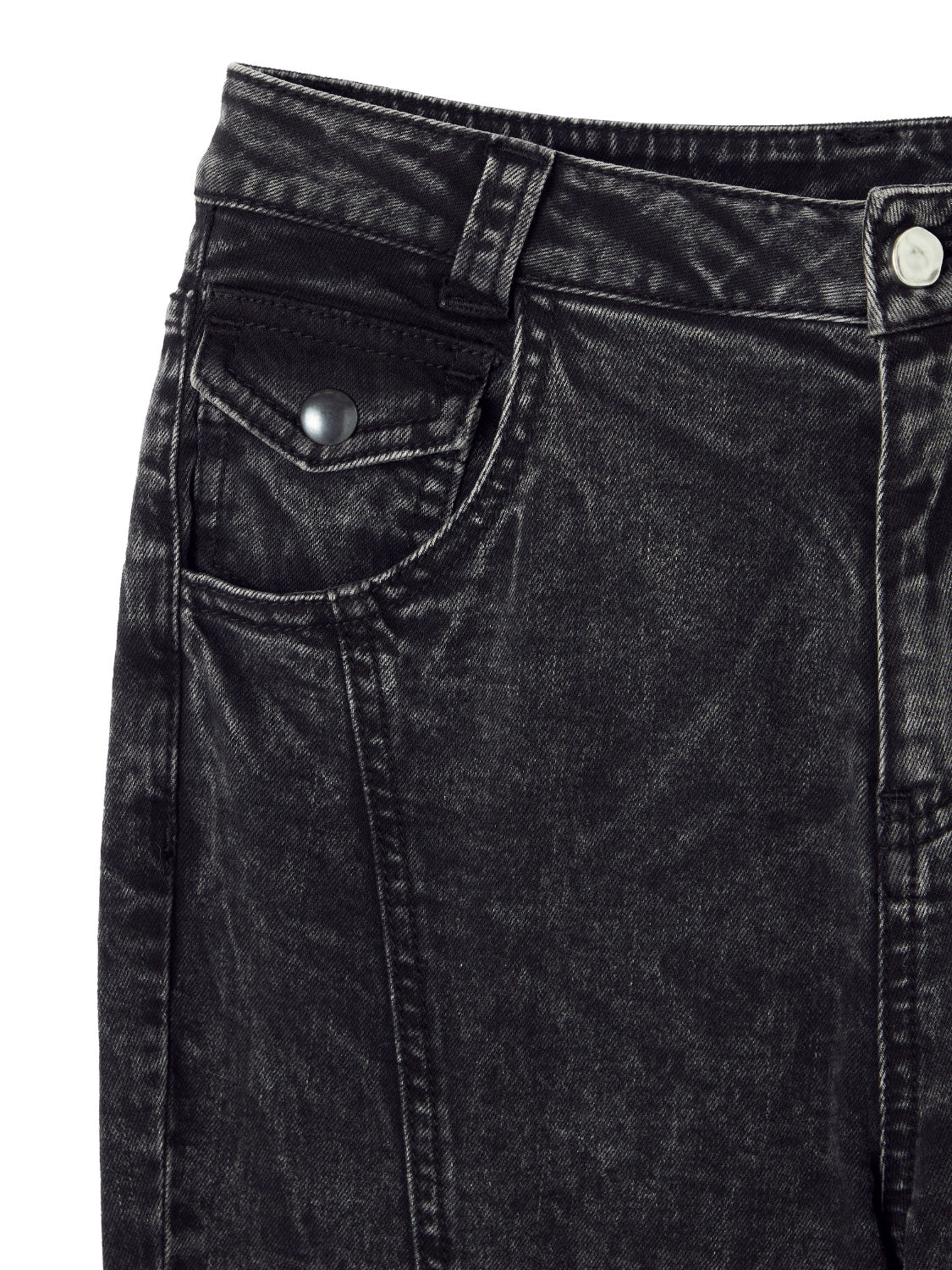 ヘムタック ストレッチ フレア DENIM