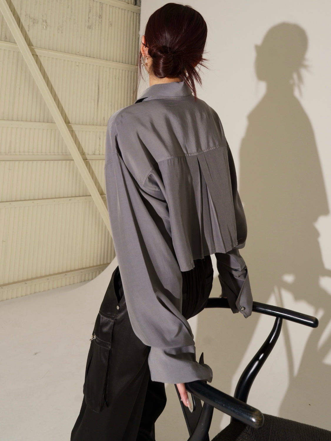 カットオフ Cropped ブラウス