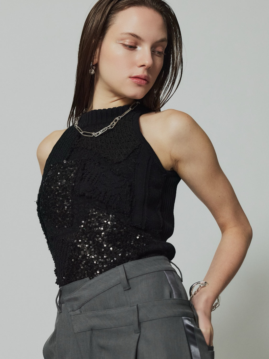 Multi KNIT パッチワーク アメスリ