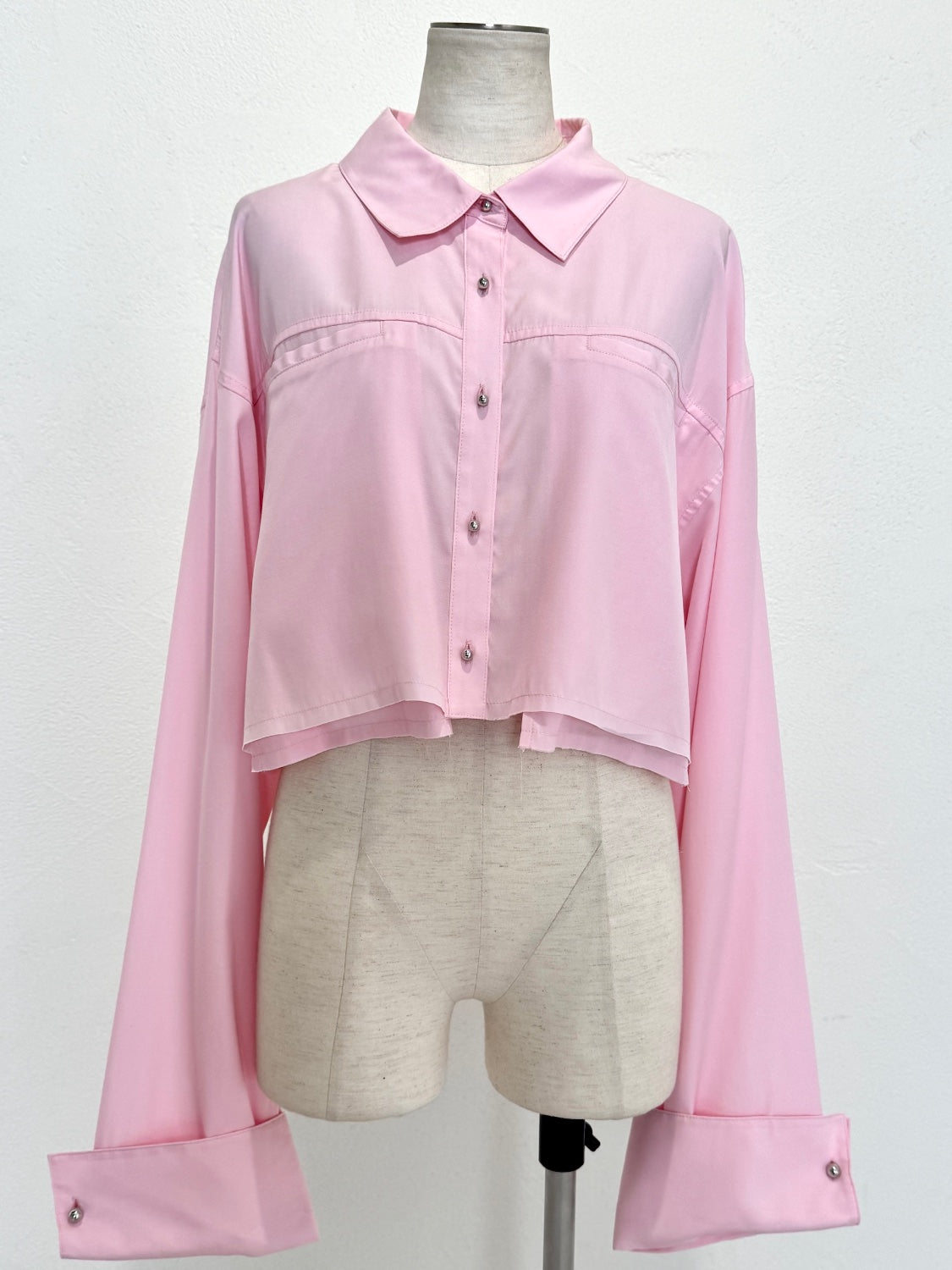 カットオフ Cropped ブラウス