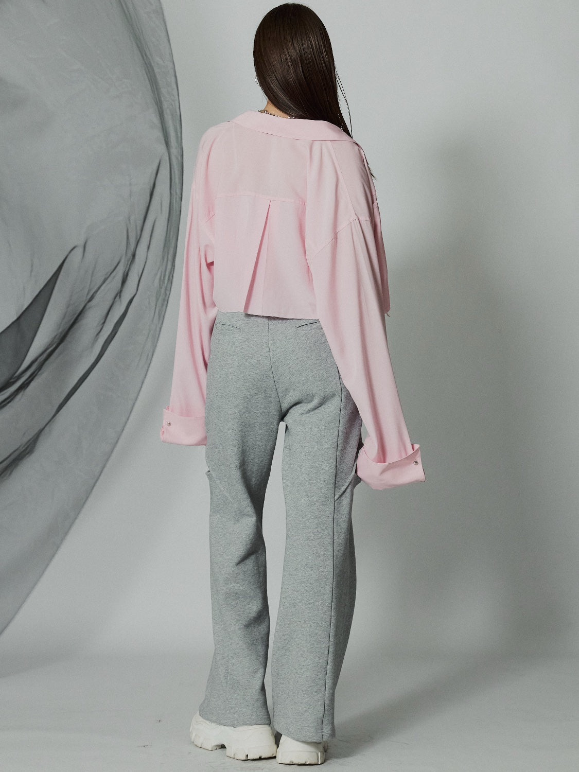 カットオフ Cropped ブラウス