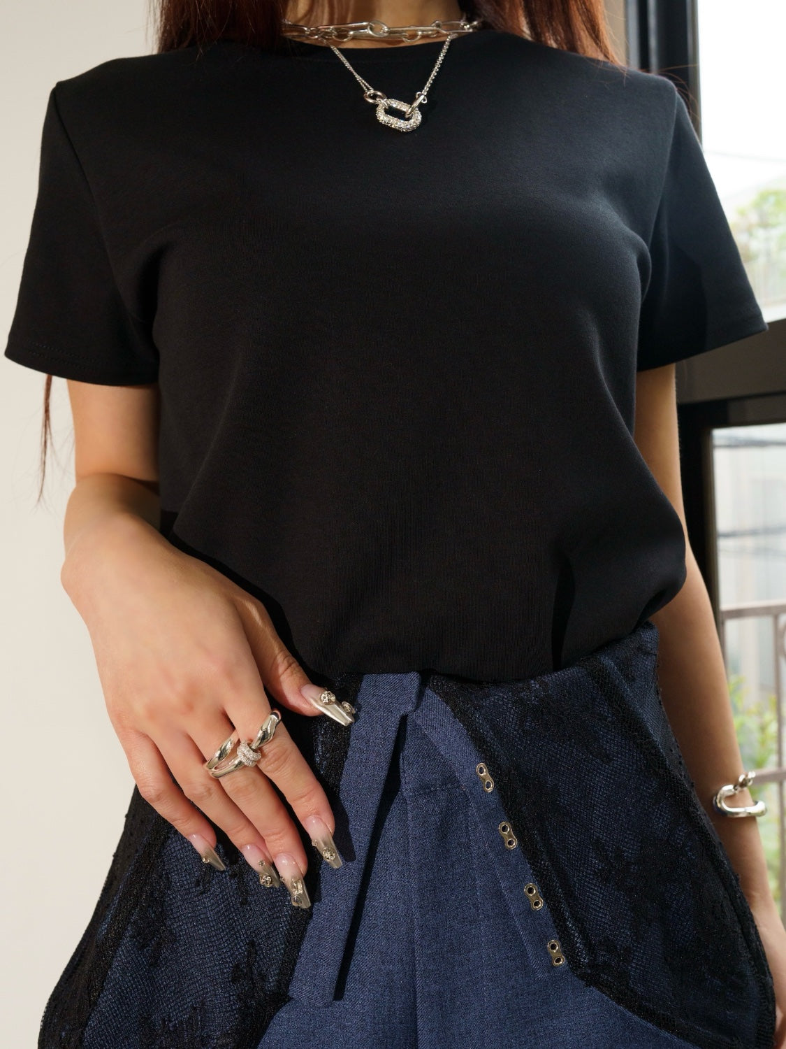 Crew Neck Basic Tシャツ