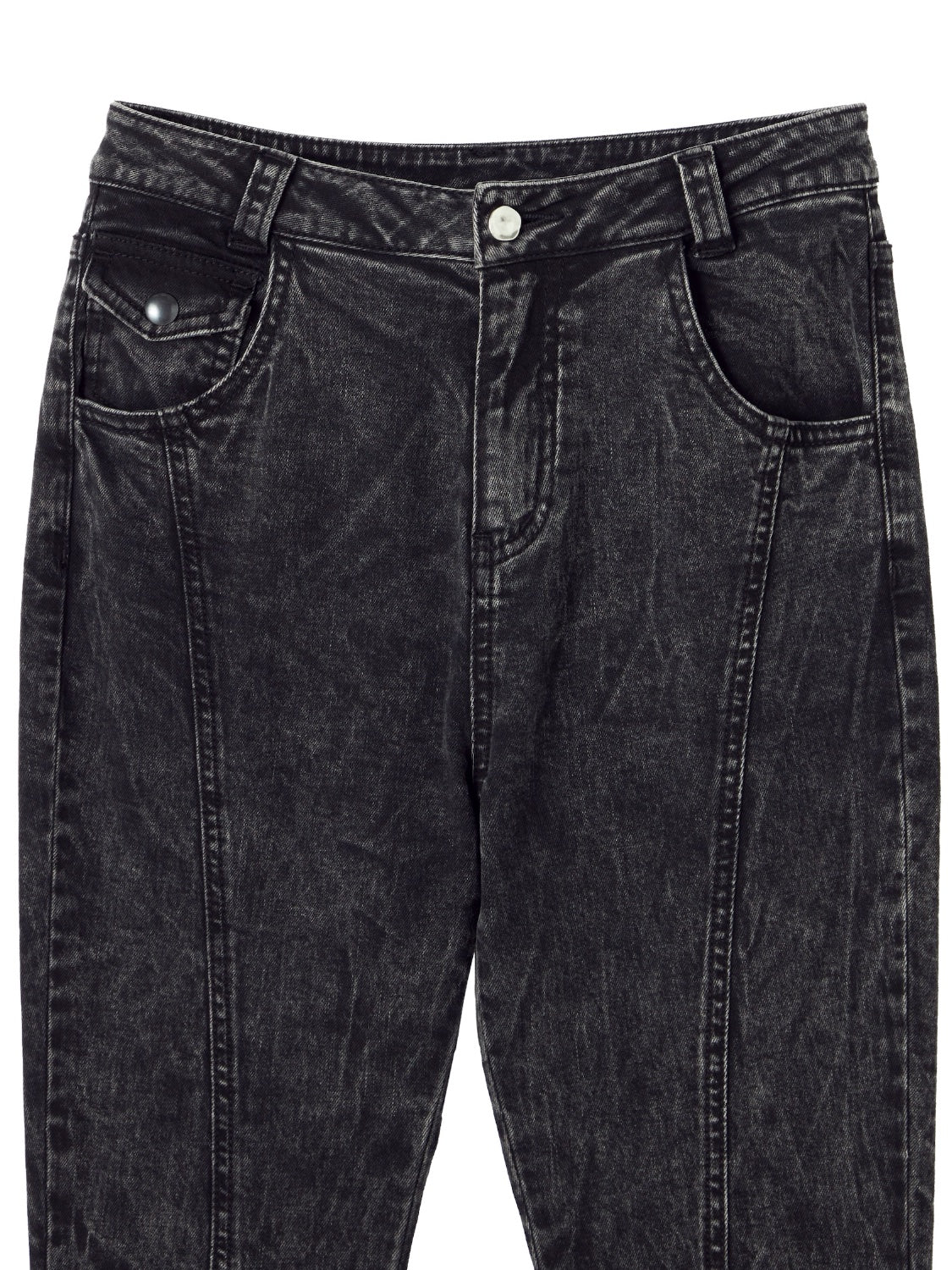 ヘムタック ストレッチ フレア DENIM