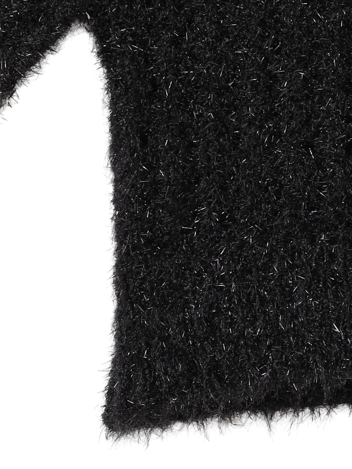 Cropped ラメ KNIT トップス