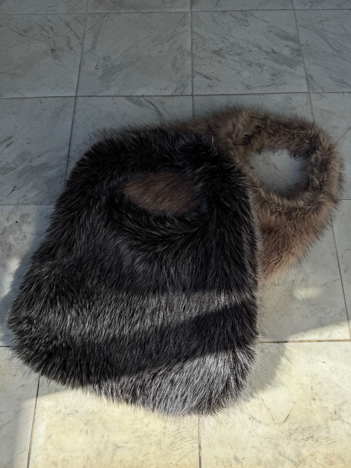 グラデーション Fur トートバッグ