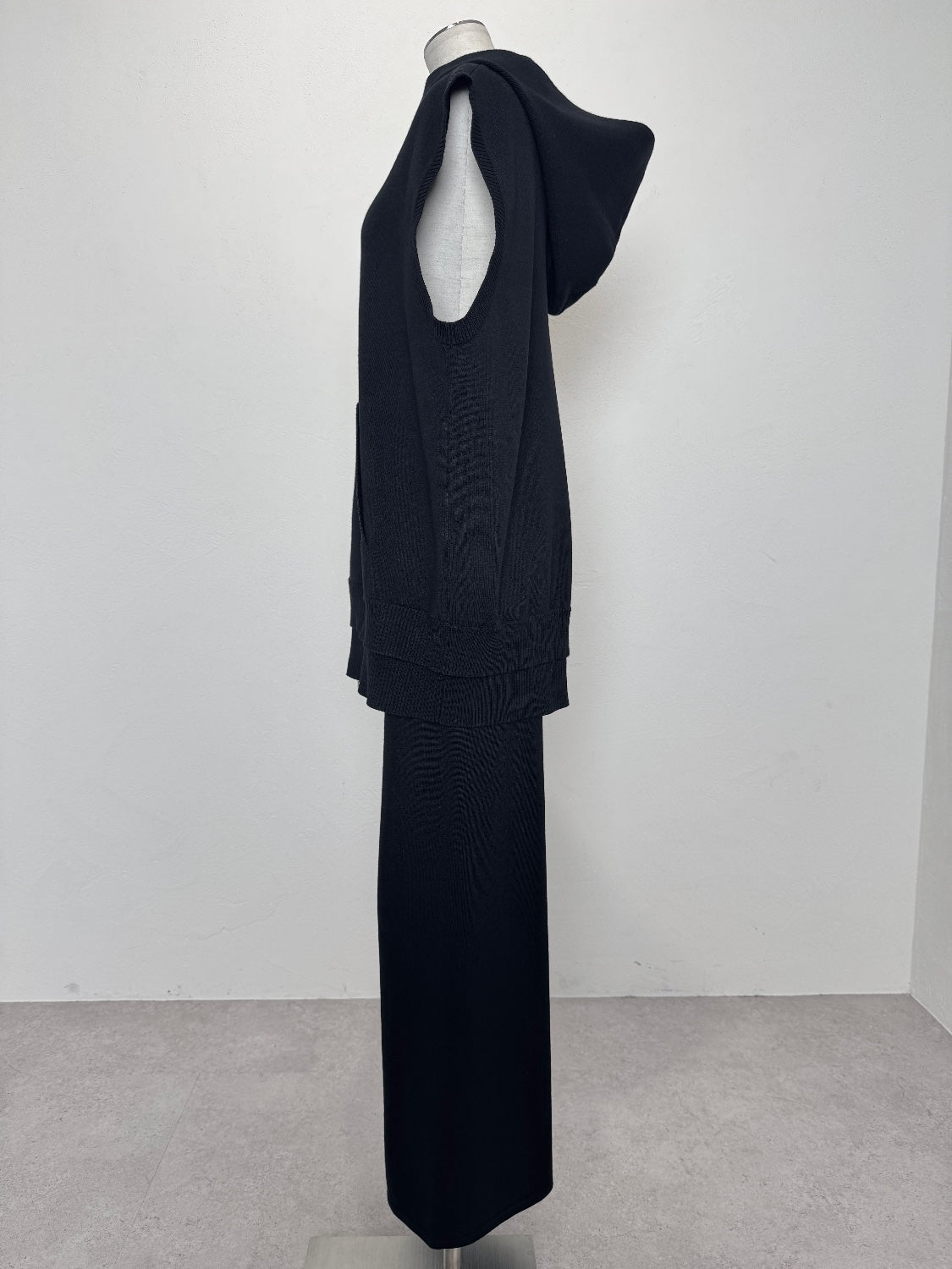 レイヤーライク フーディー KNIT セットアップ