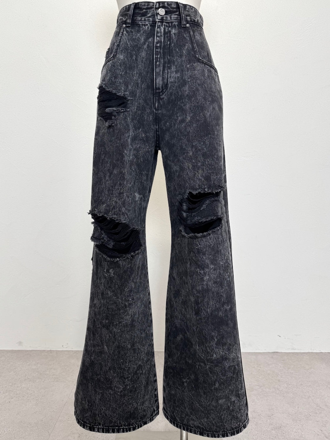 ダメージ ワイド DENIM