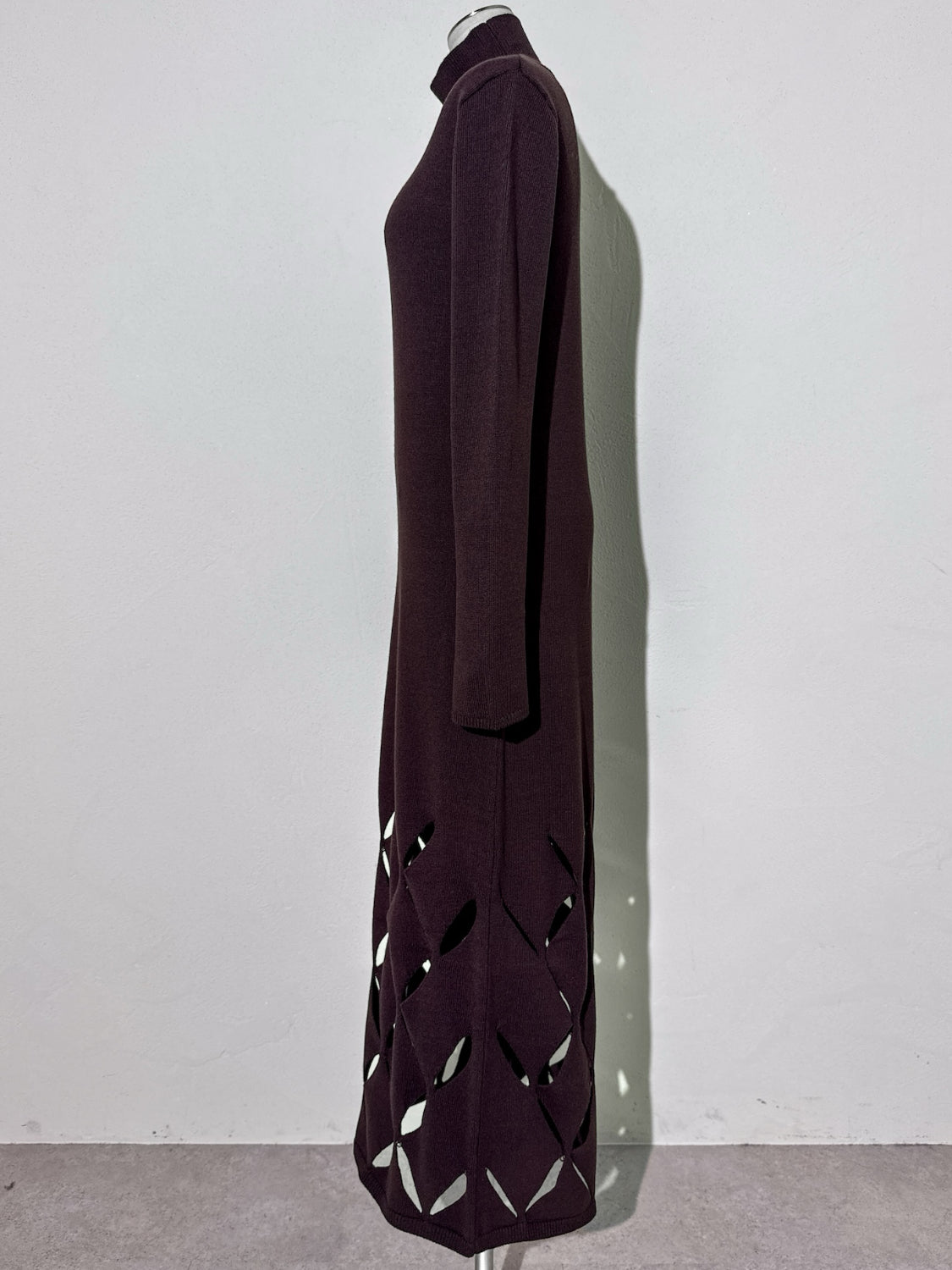 クロスカット デザイン KNIT ワンピース