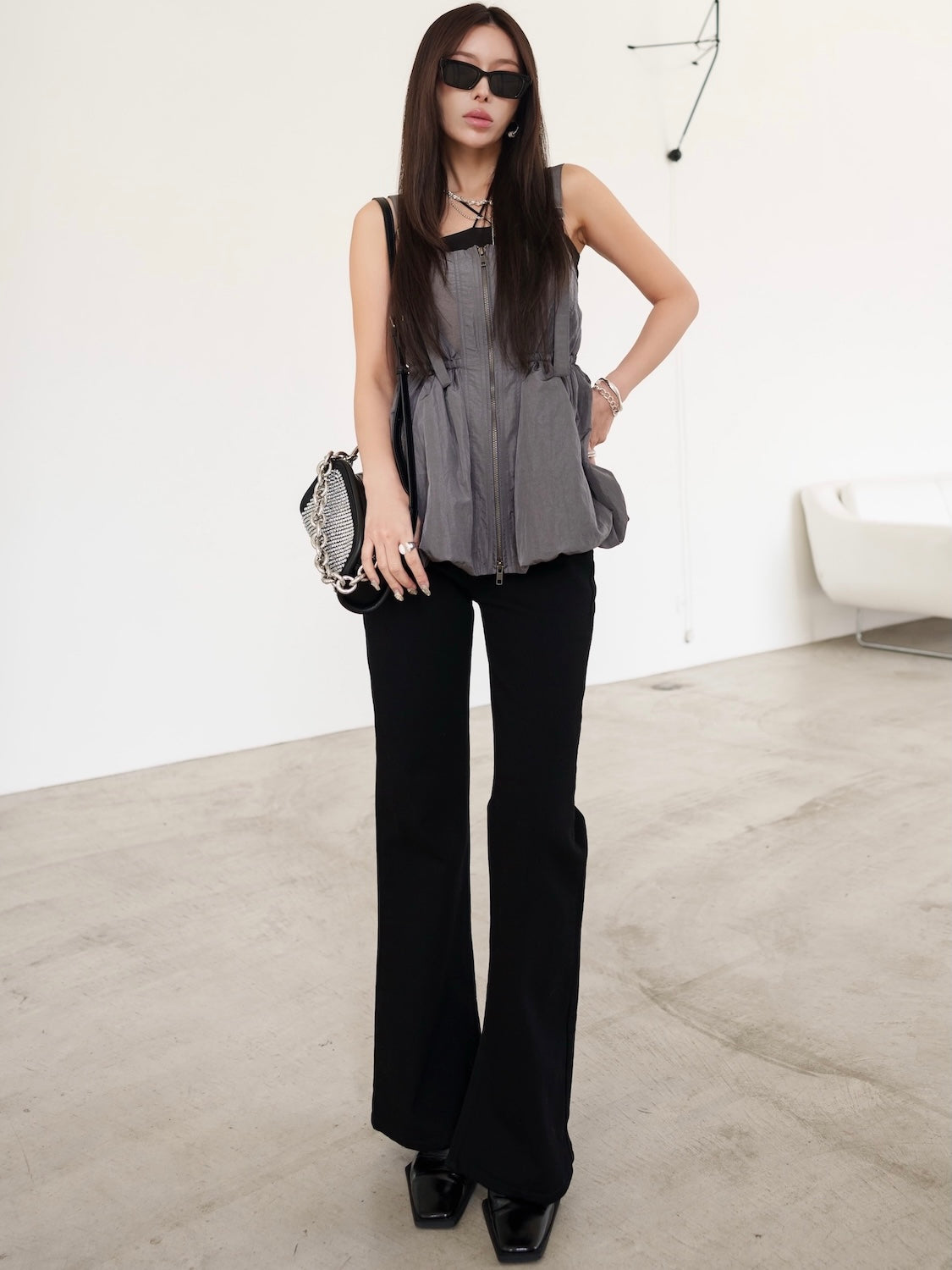 Wide Denim Pants
