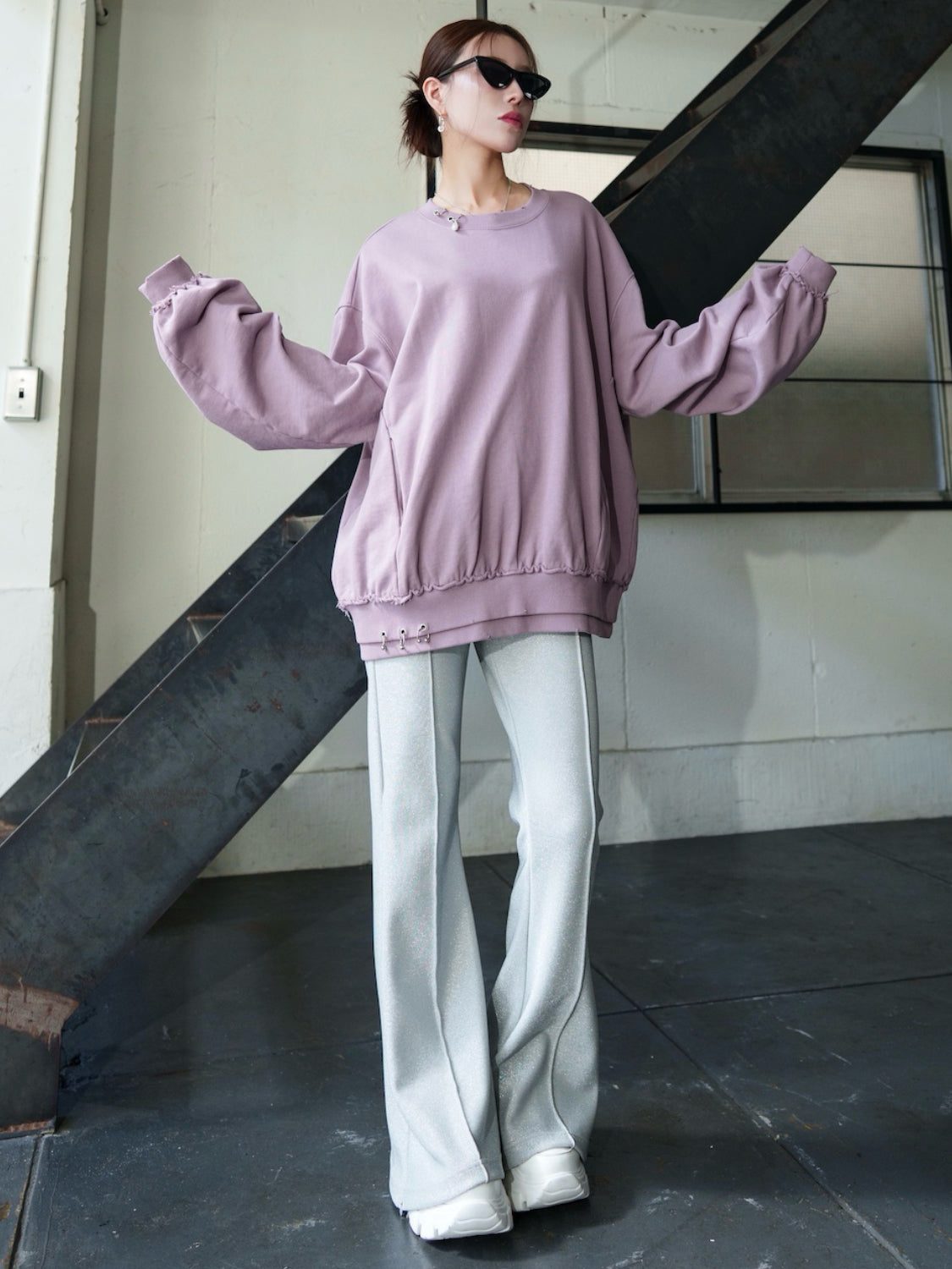 [UNISEX] Washed パヴェドロップ プルオーバー