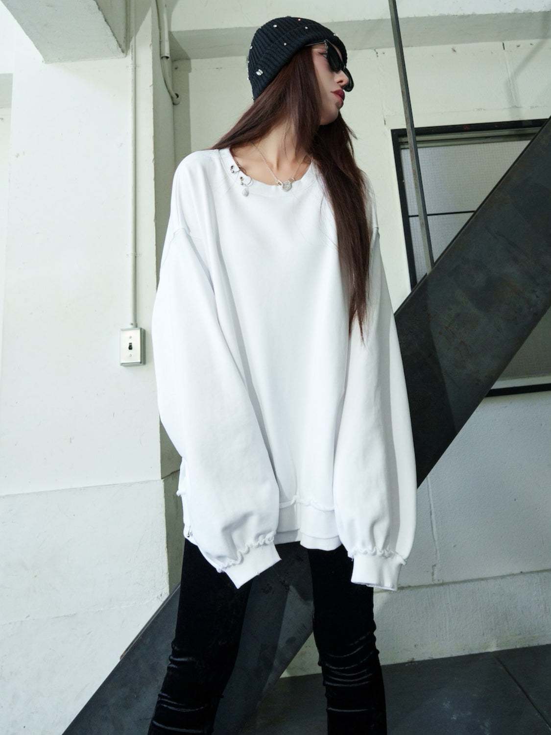 [UNISEX] Washed パヴェドロップ プルオーバー