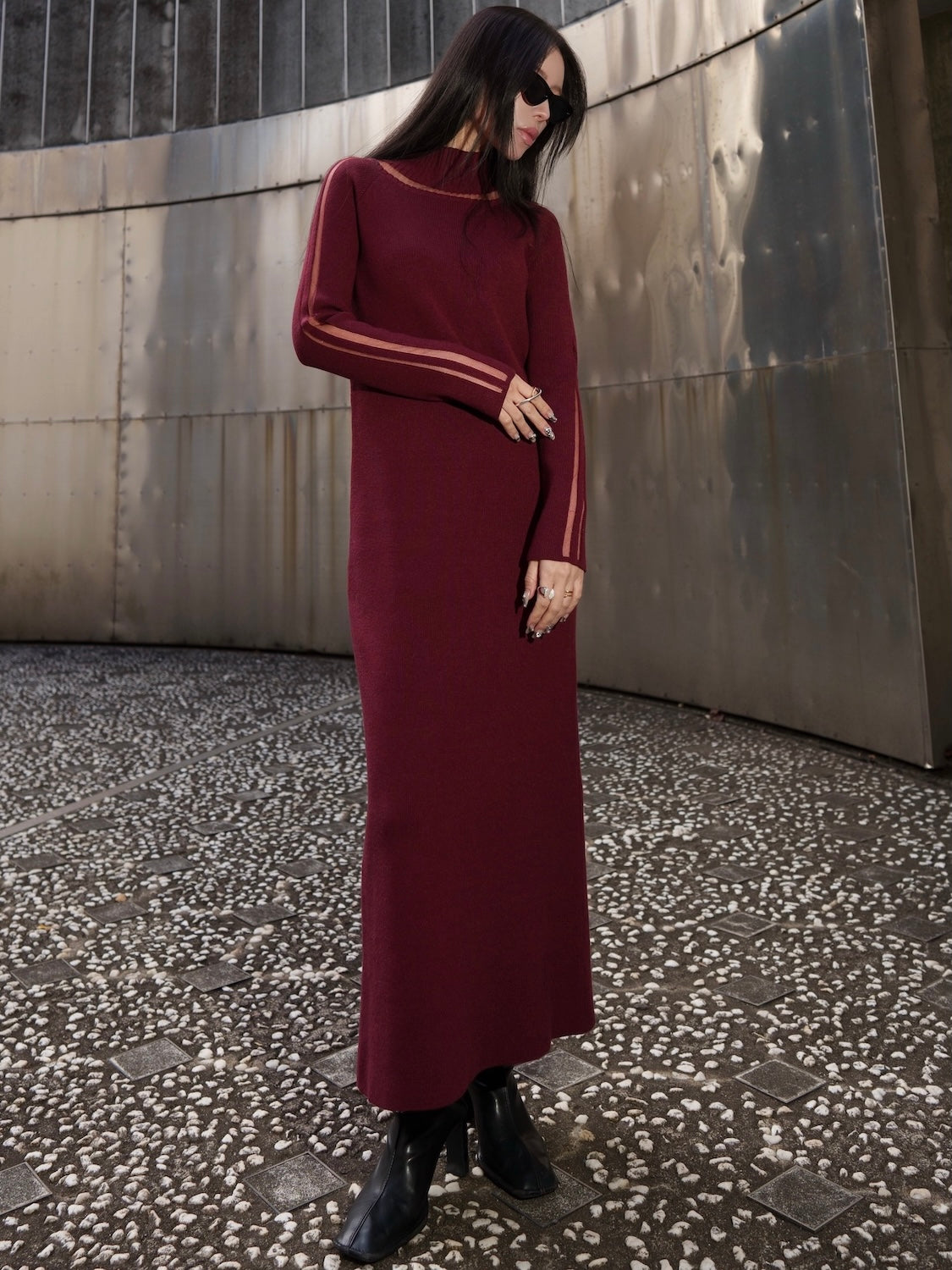 シアーライン KNIT ワンピース