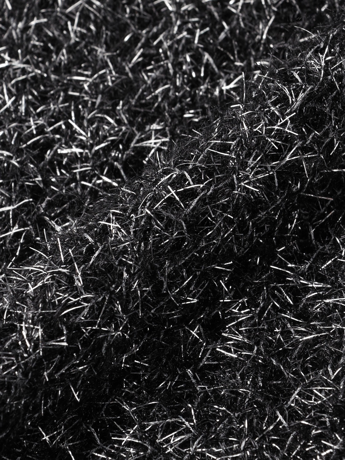 Cropped ラメ KNIT トップス