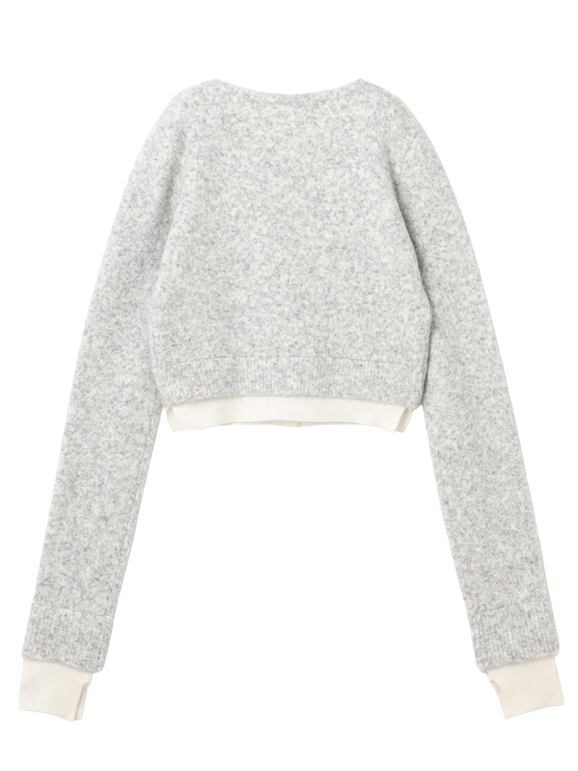 レイヤーライク Crew Neck KNIT カーディガン