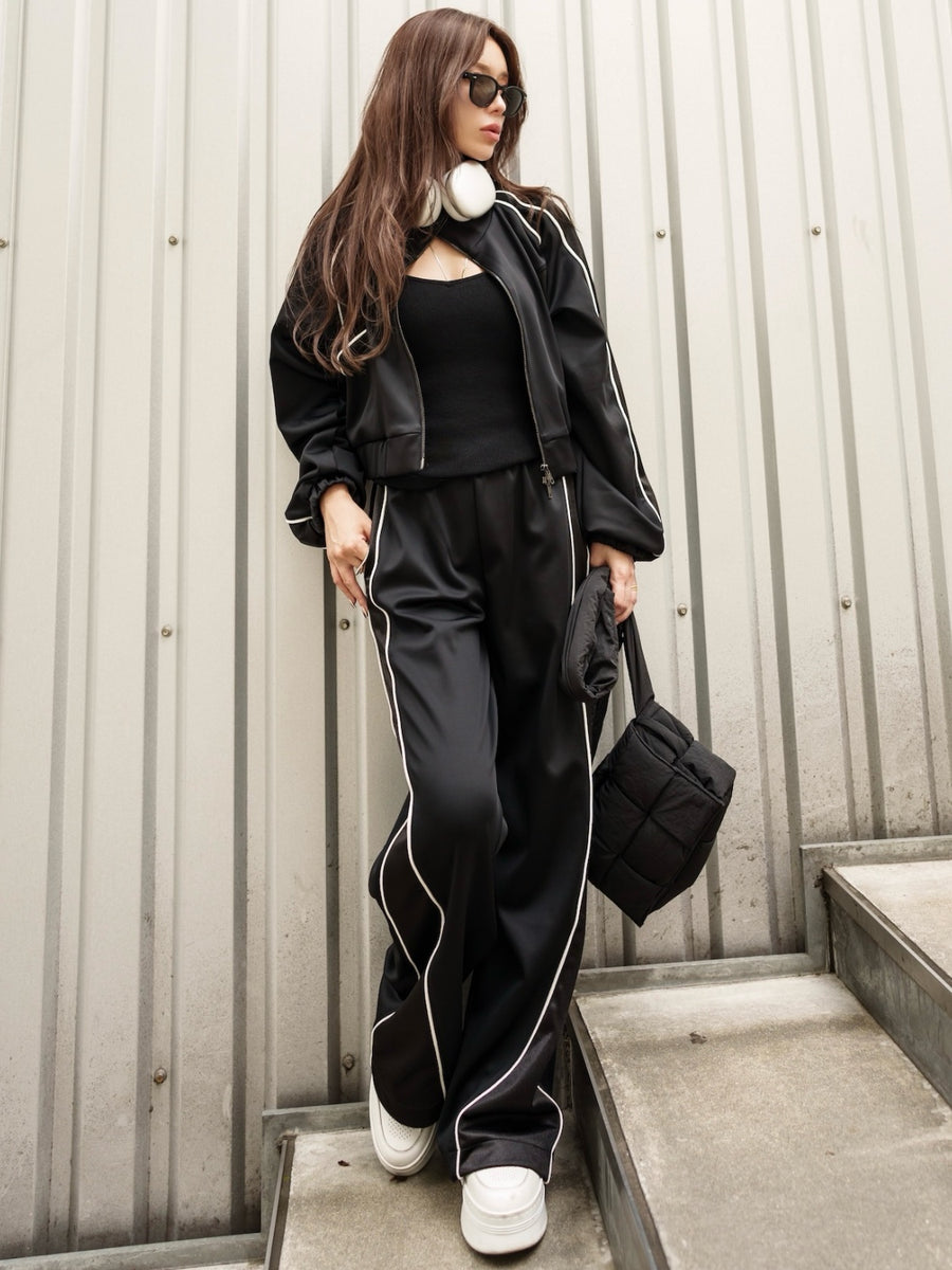 ダブルジップ Jersey セットアップ 