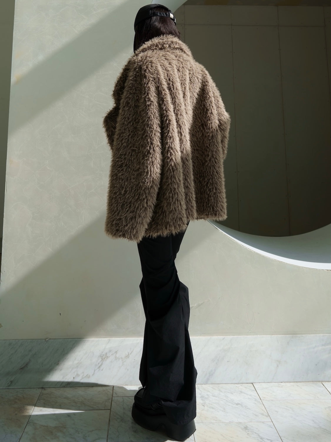 Suede ボンディング Fur コート