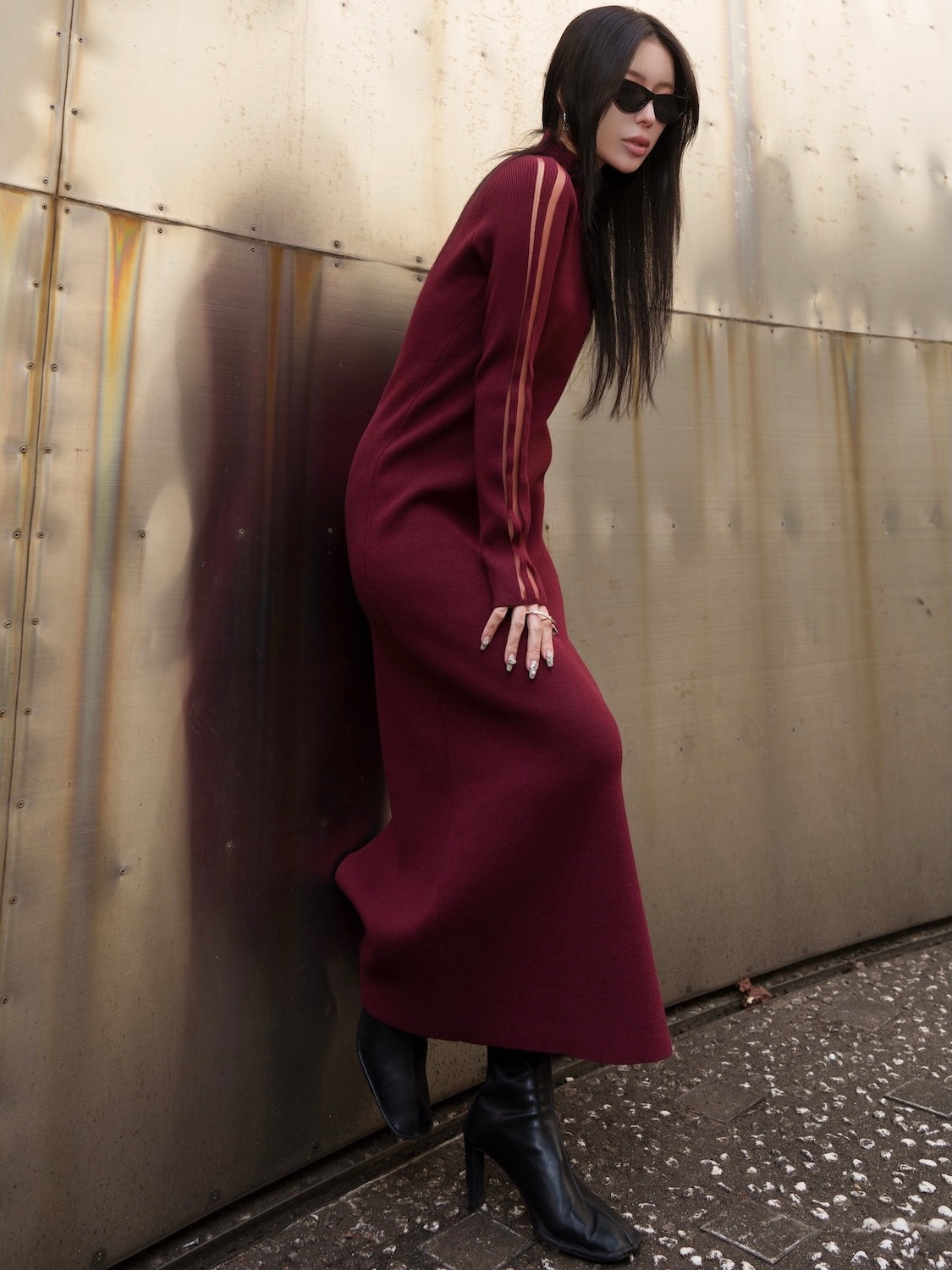 シアーライン KNIT ワンピース