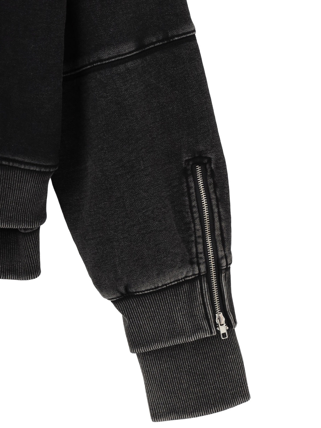 UNISEX] ピグメント Multi Zip レイヤードフーディー