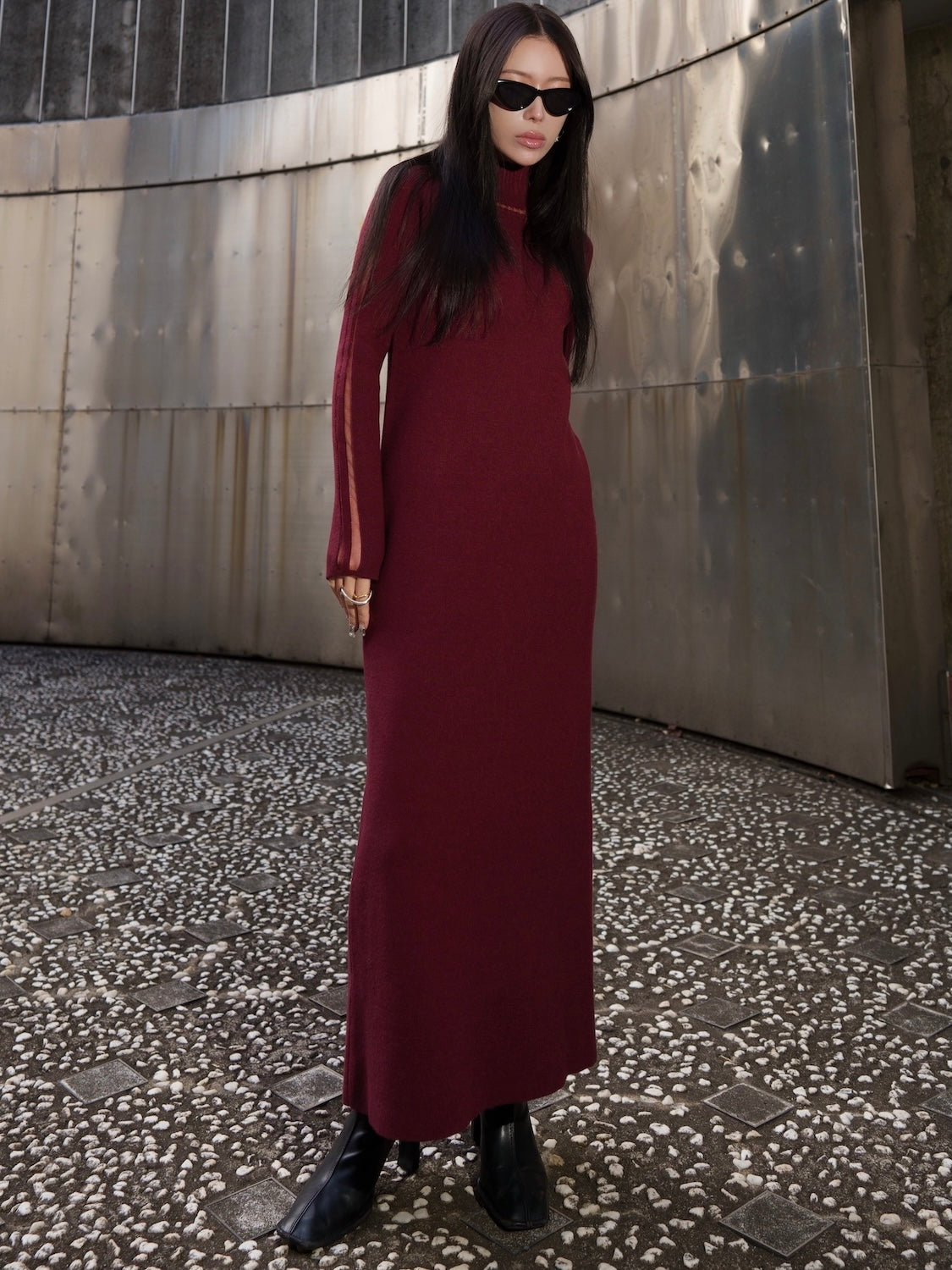 シアーライン KNIT ワンピース