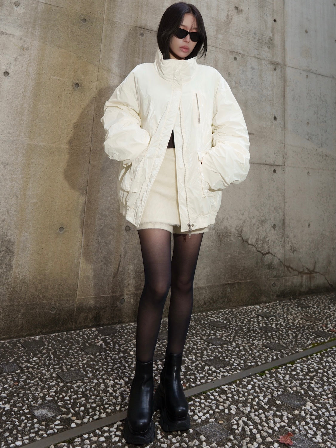 グロッシー ライトパファー Jacket