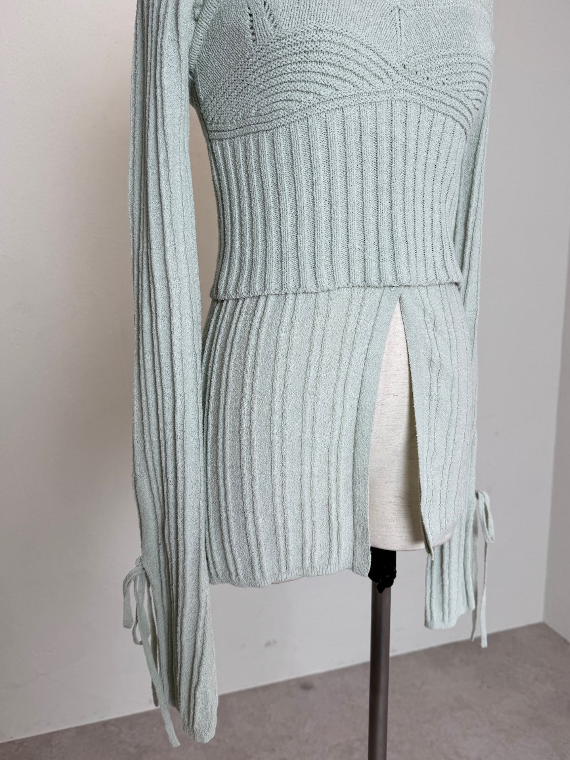 KNIT ビスチェ&カーデ Set Tops