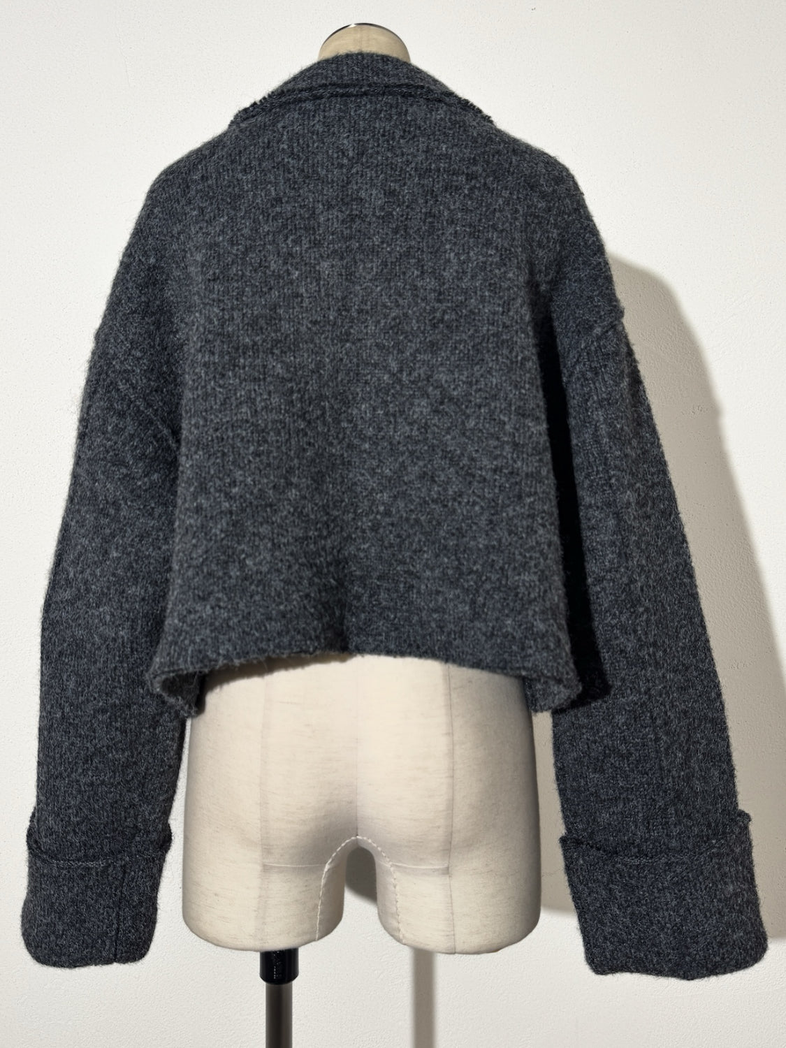 メルトンライク KNIT Zip コート