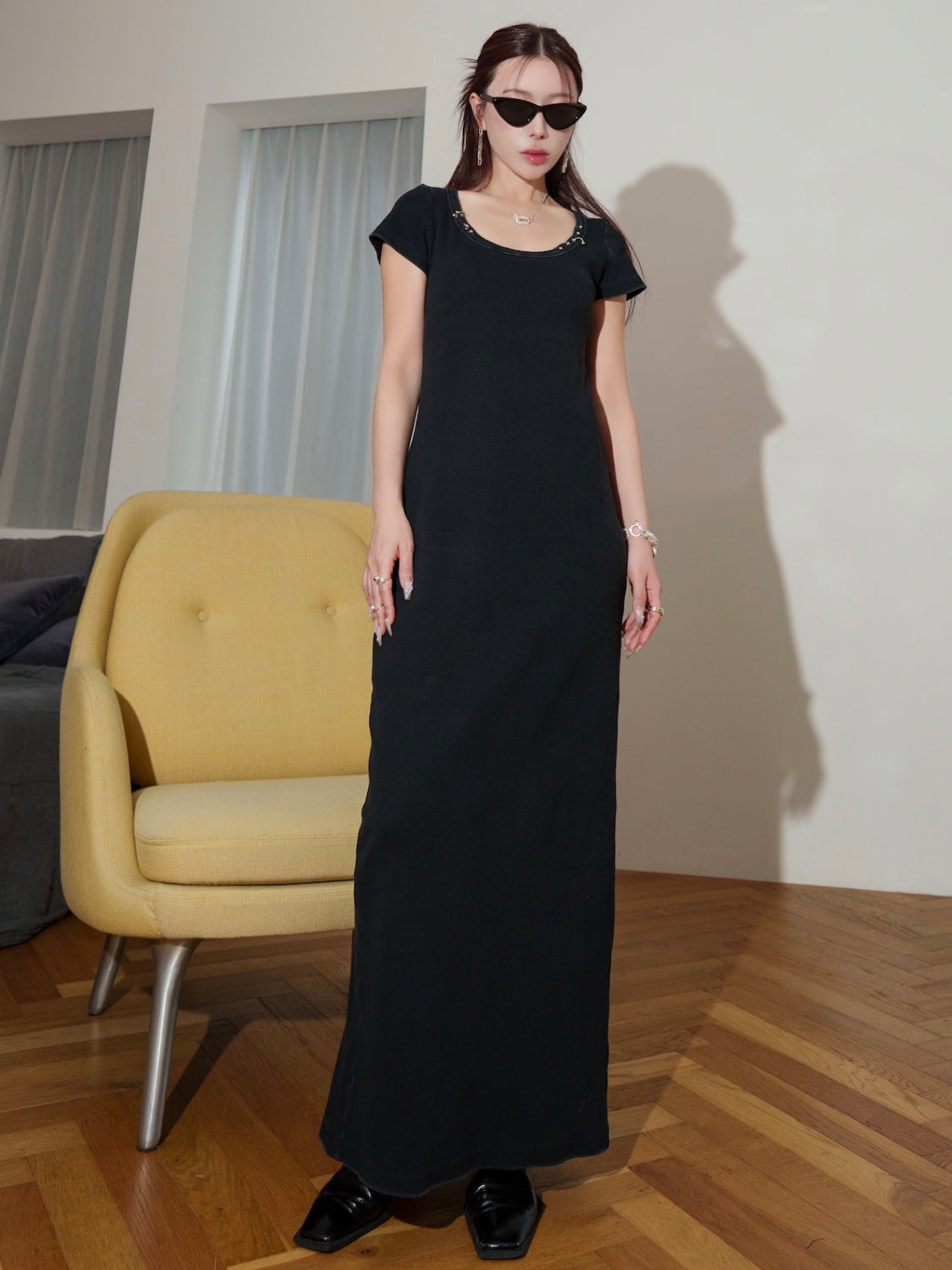 Multi ピアス ピグメント Rib ワンピース