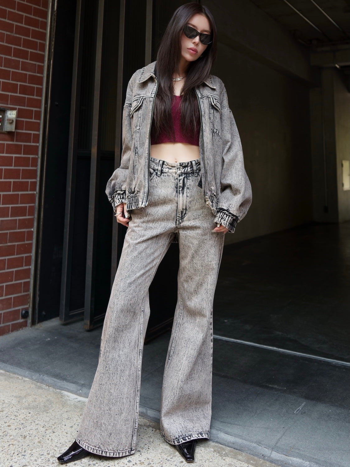 MODEL：159cm<br>着用サイズ：0