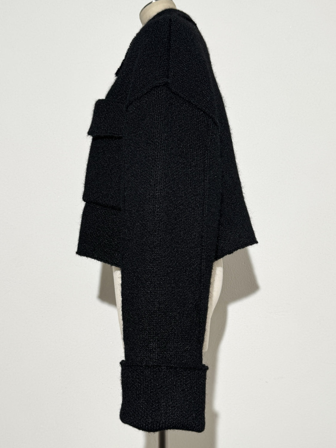 メルトンライク KNIT Zip コート