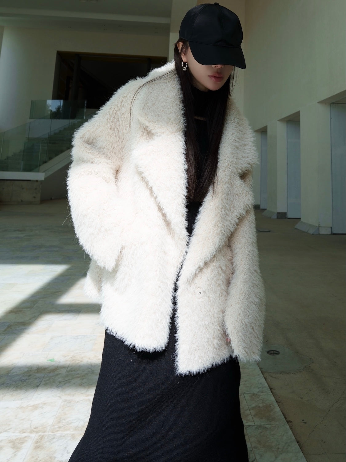 Suede ボンディング Fur コート