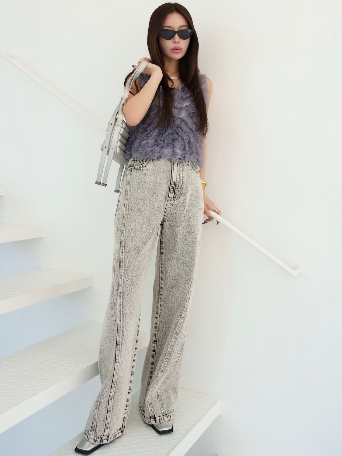 ダイアゴナル シーム ワイド DENIM
