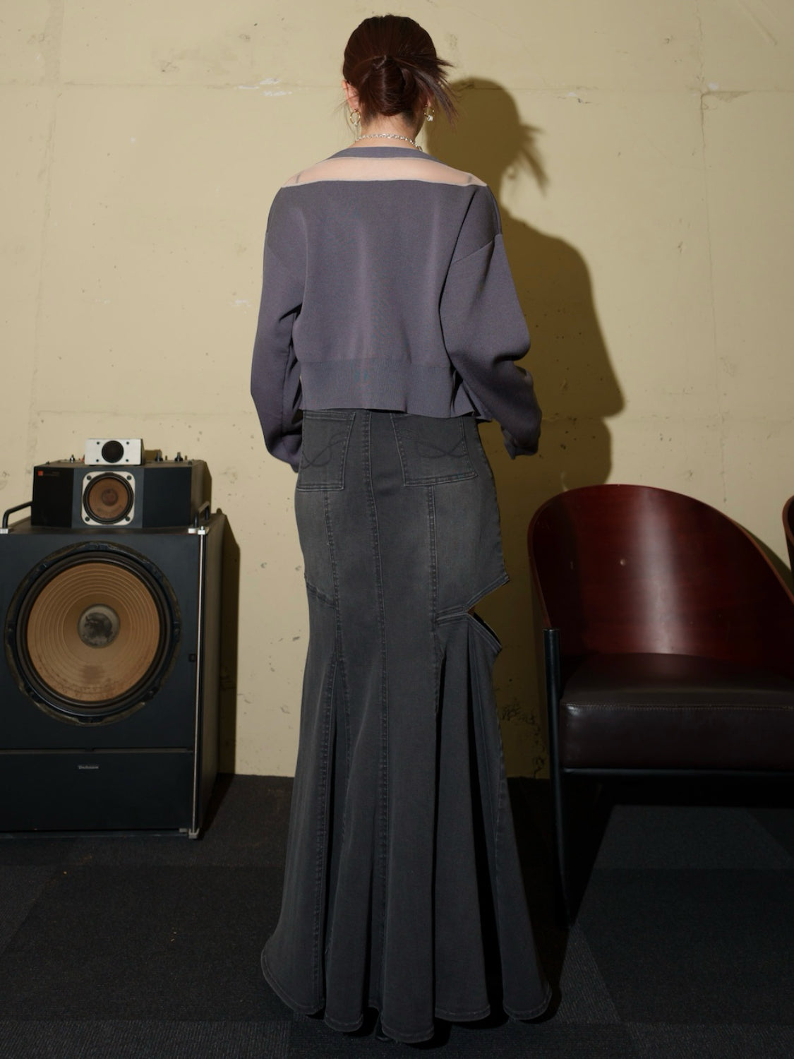 シアー Switch KNIT カーデトップス