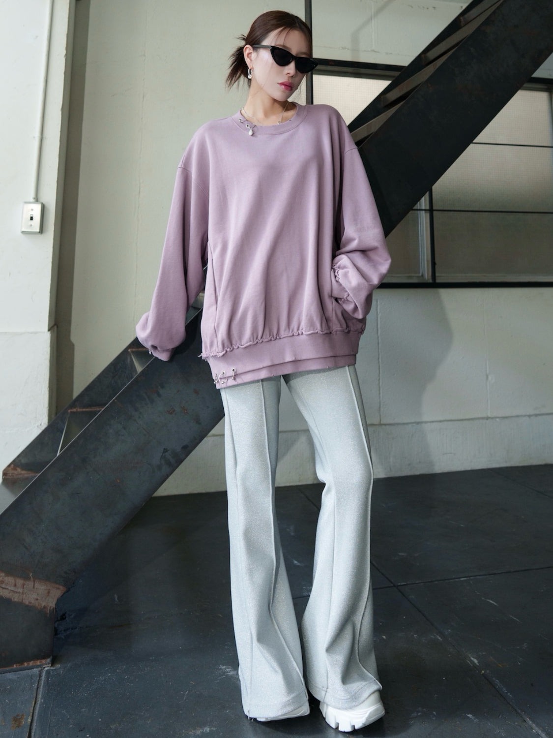 [UNISEX] Washed パヴェドロップ プルオーバー