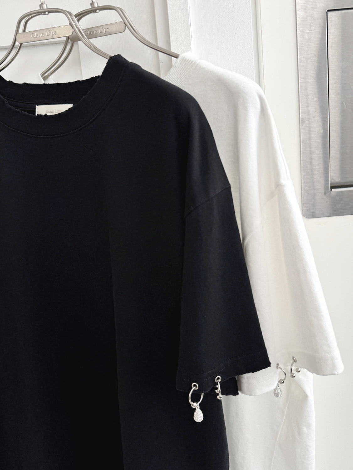 [UNISEX] Washed パヴェドロップ Over TEE