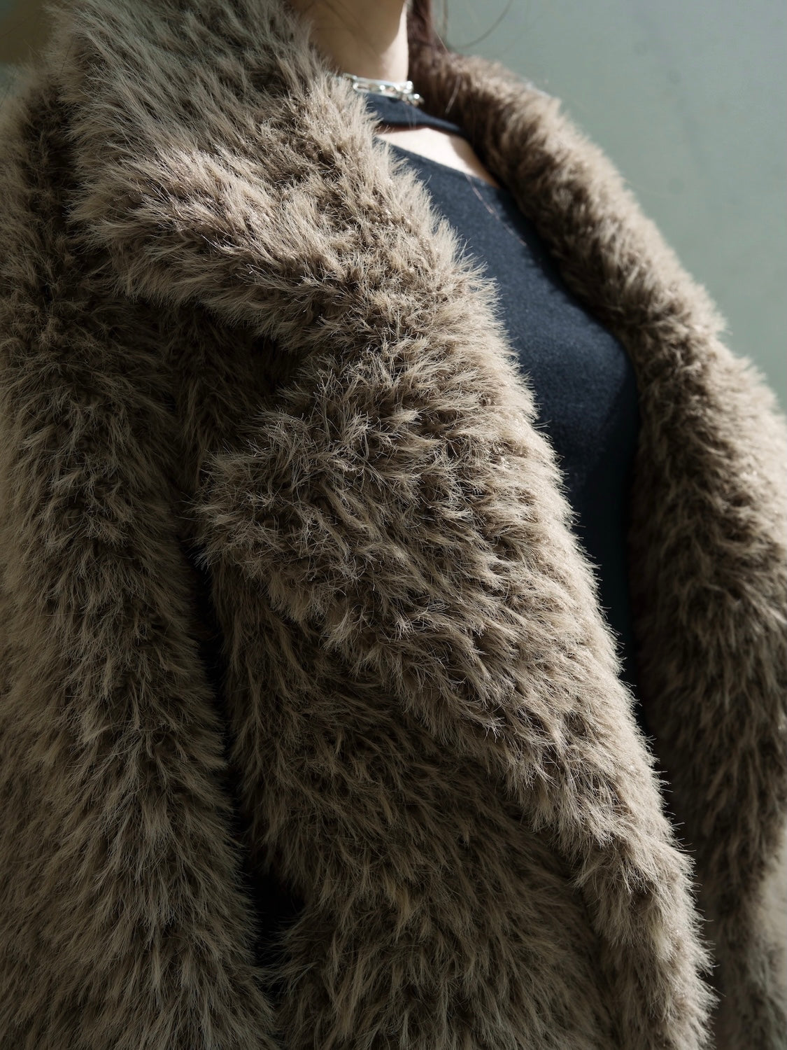 Suede ボンディング Fur コート