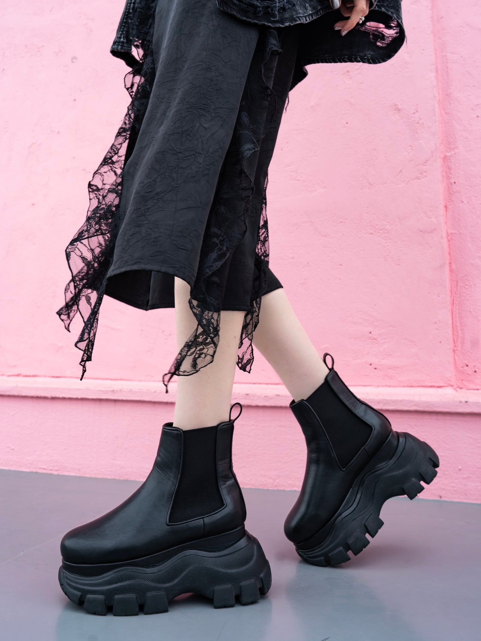 Double ソール サイドゴアBoots