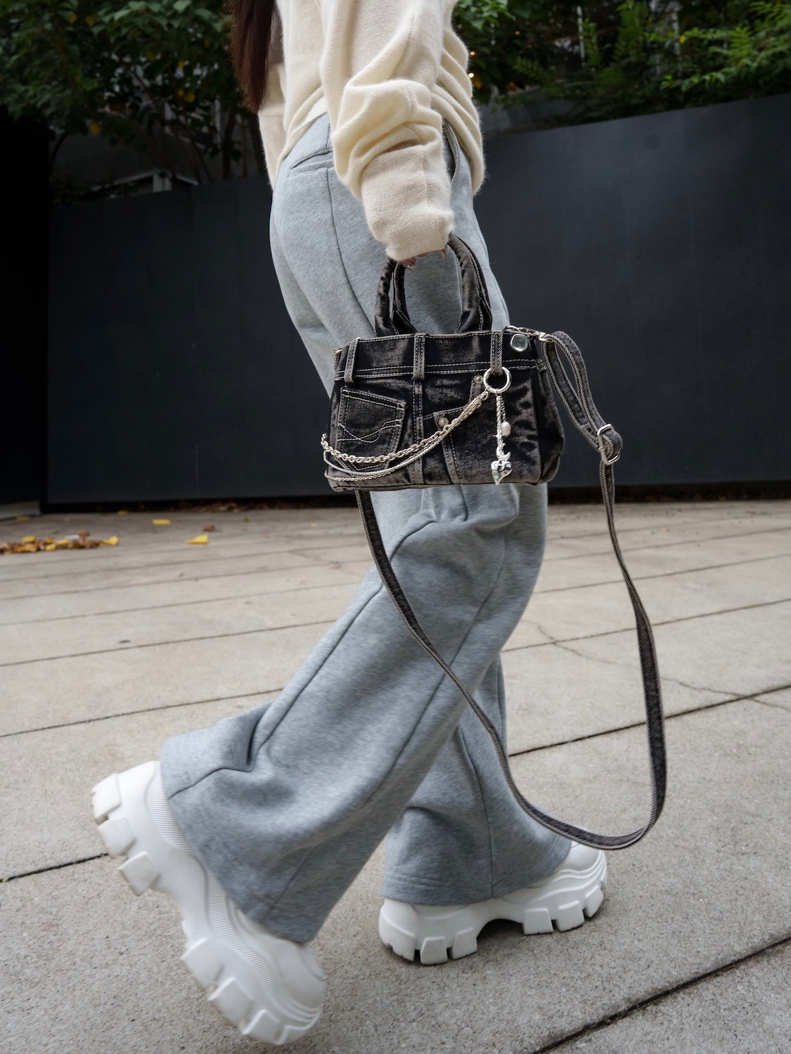 DENIM ミニ トートバッグ