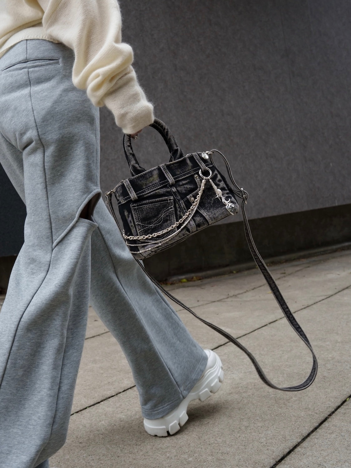 DENIM ミニ トートバッグ