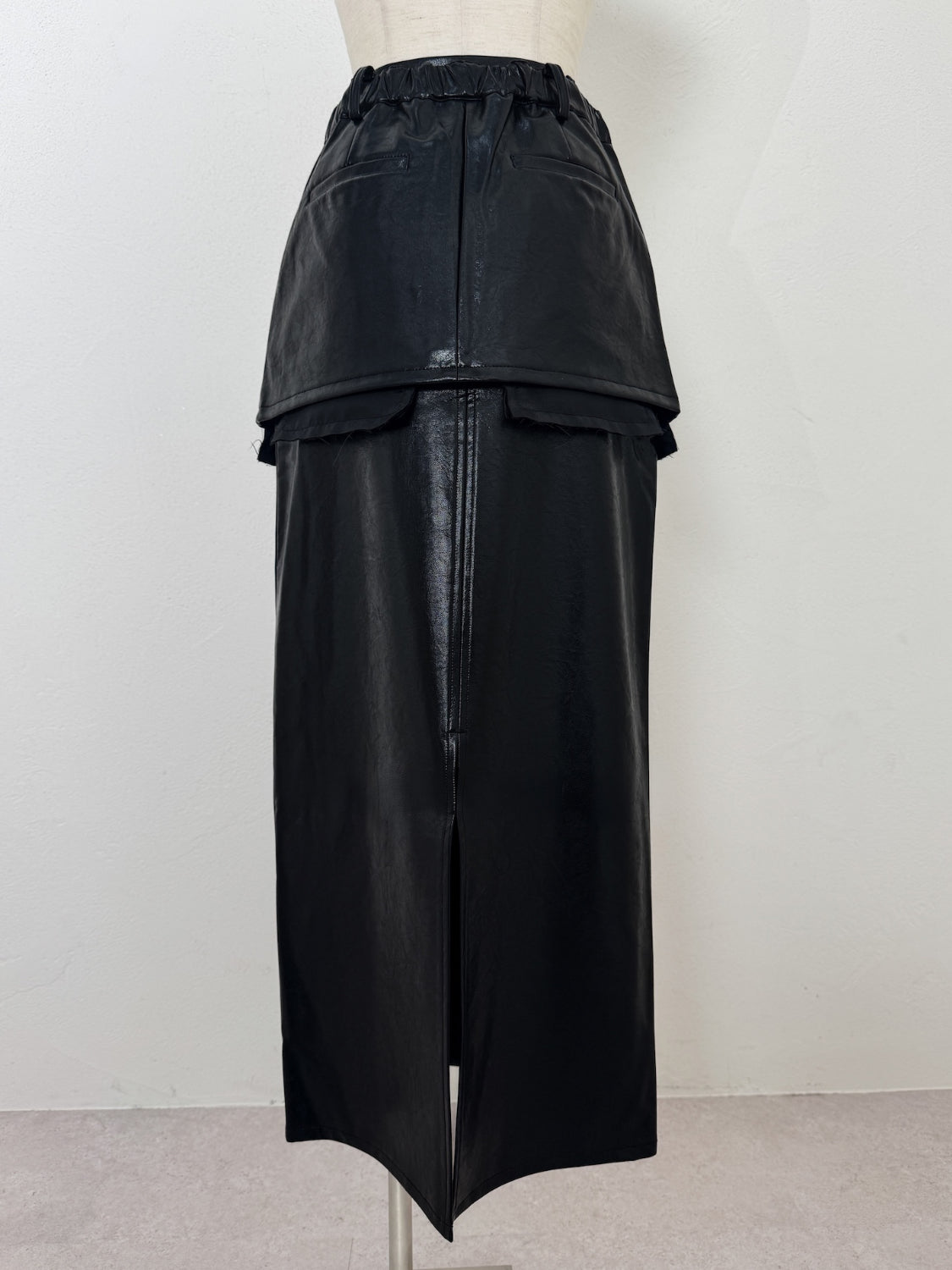 Mini & Long 2セット レザースカート