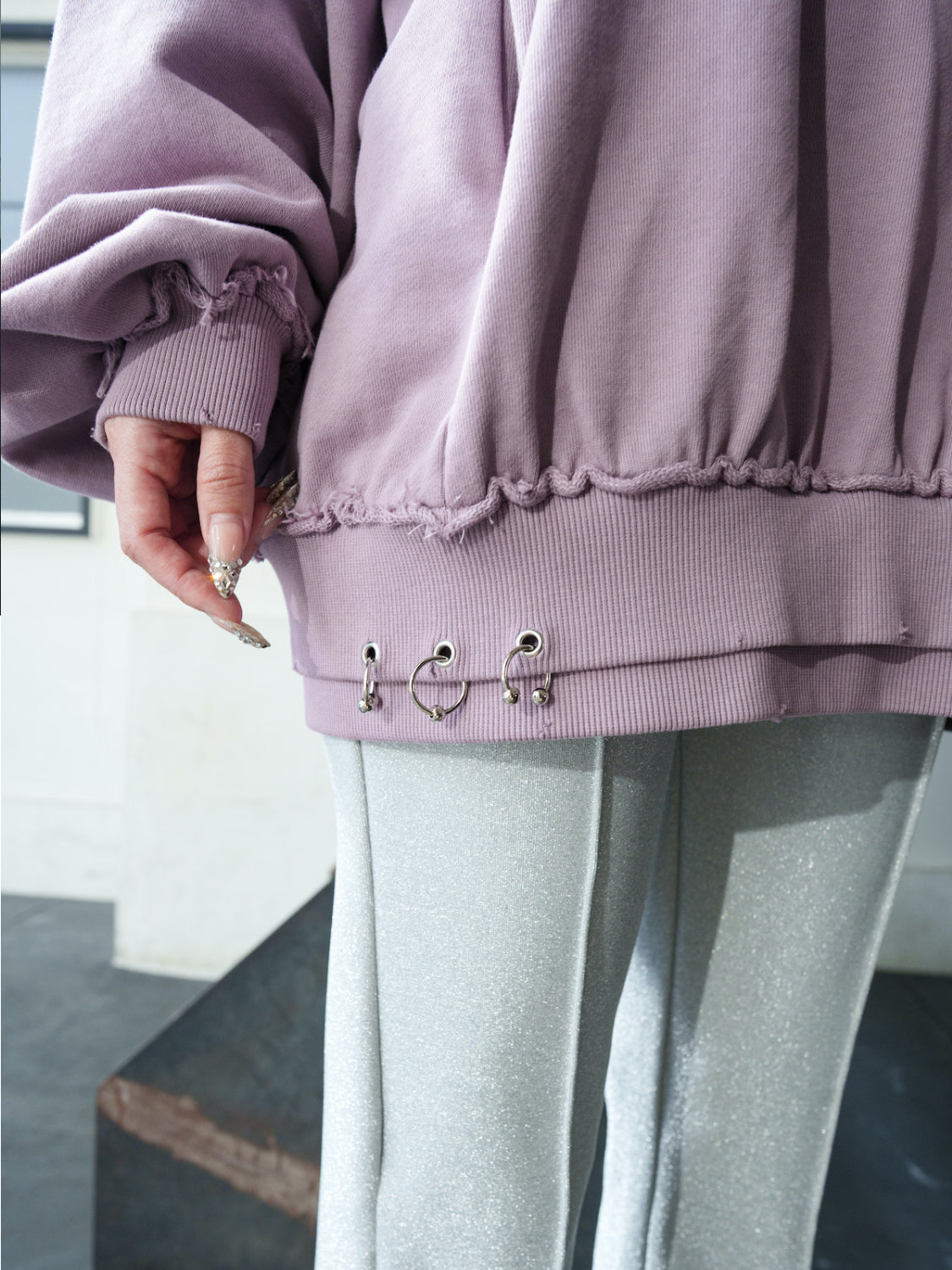 [UNISEX] Washed パヴェドロップ プルオーバー