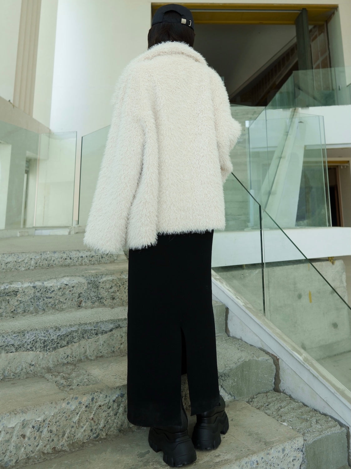 Suede ボンディング Fur コート