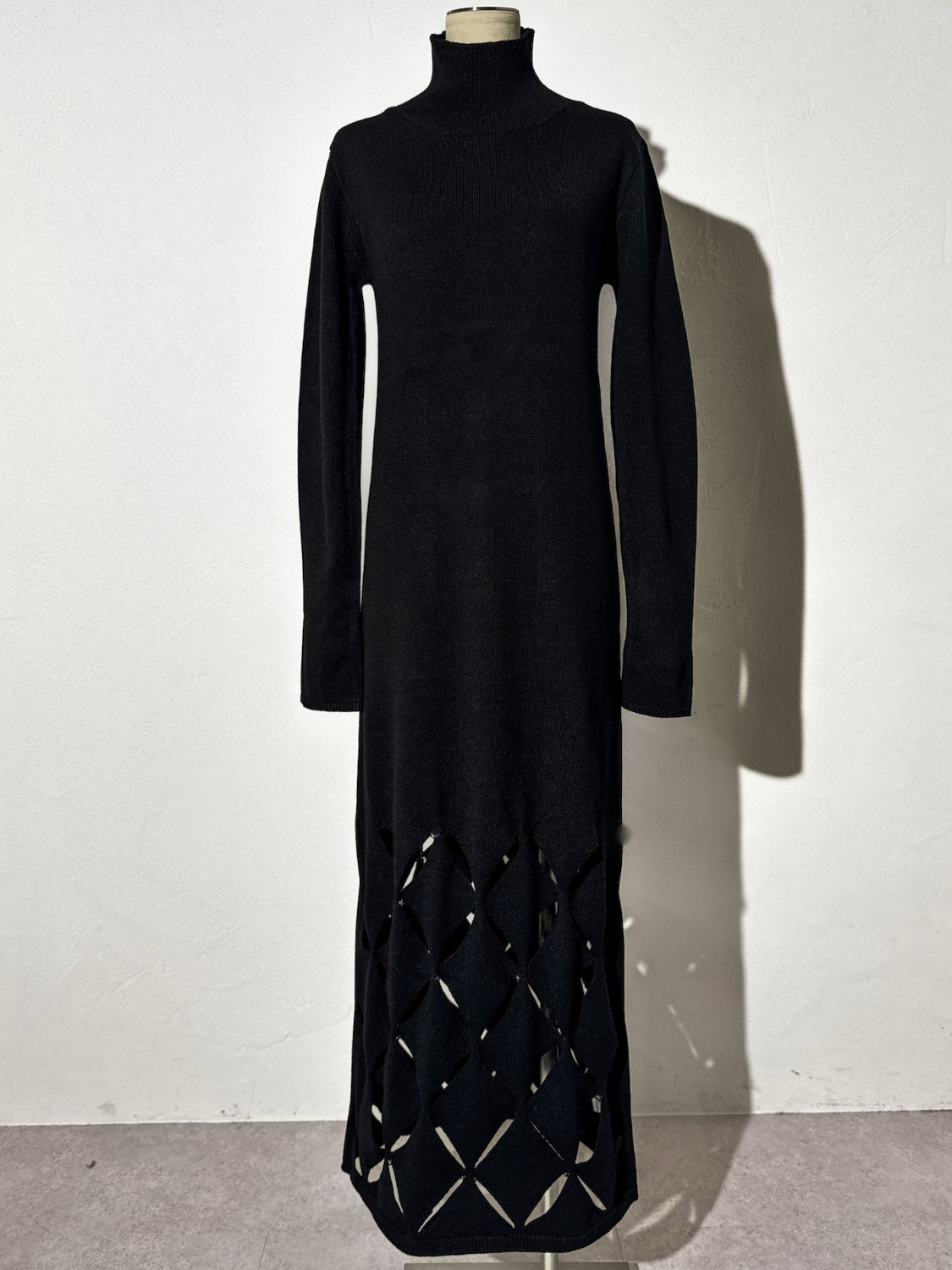クロスカット デザイン KNIT ワンピース