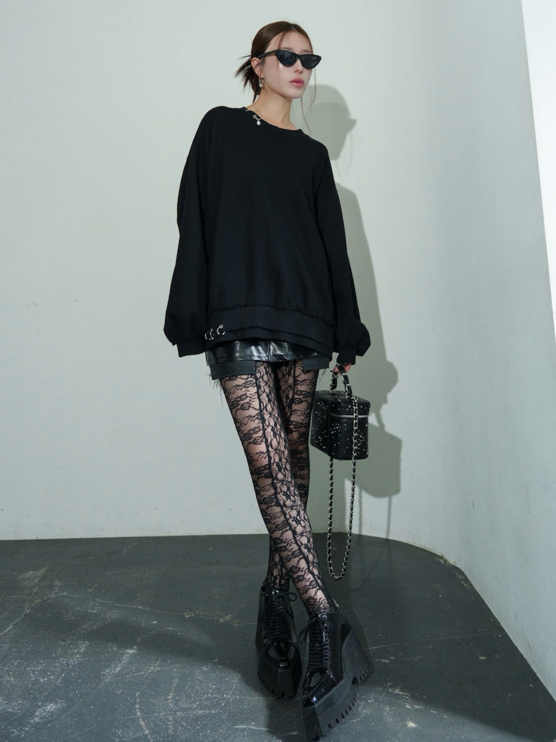 [UNISEX] Washed パヴェドロップ プルオーバー