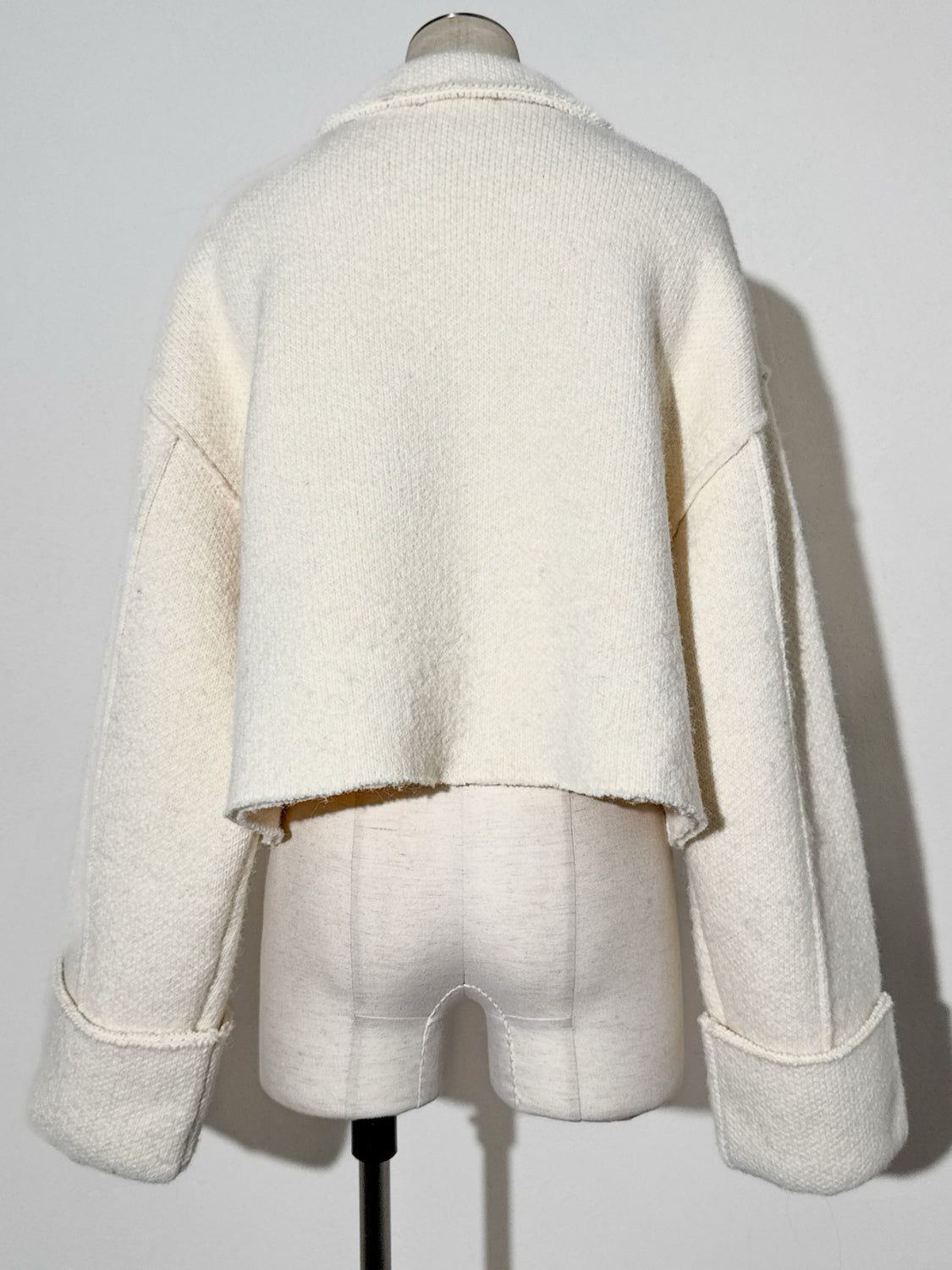 メルトンライク KNIT Zip コート