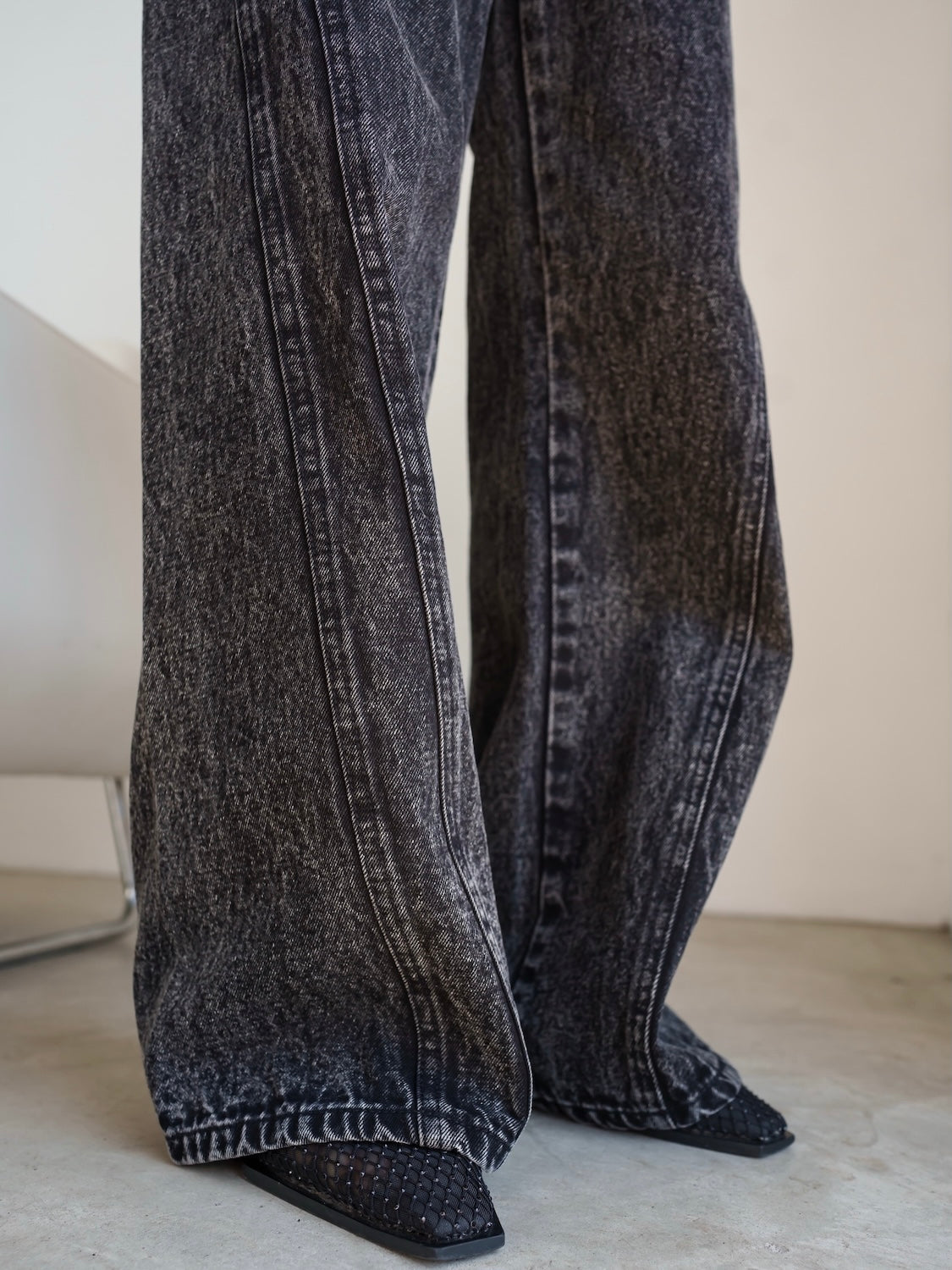 ダイアゴナル シーム ワイド DENIM