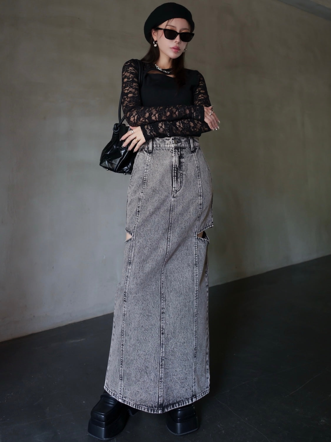 MODEL：159cm