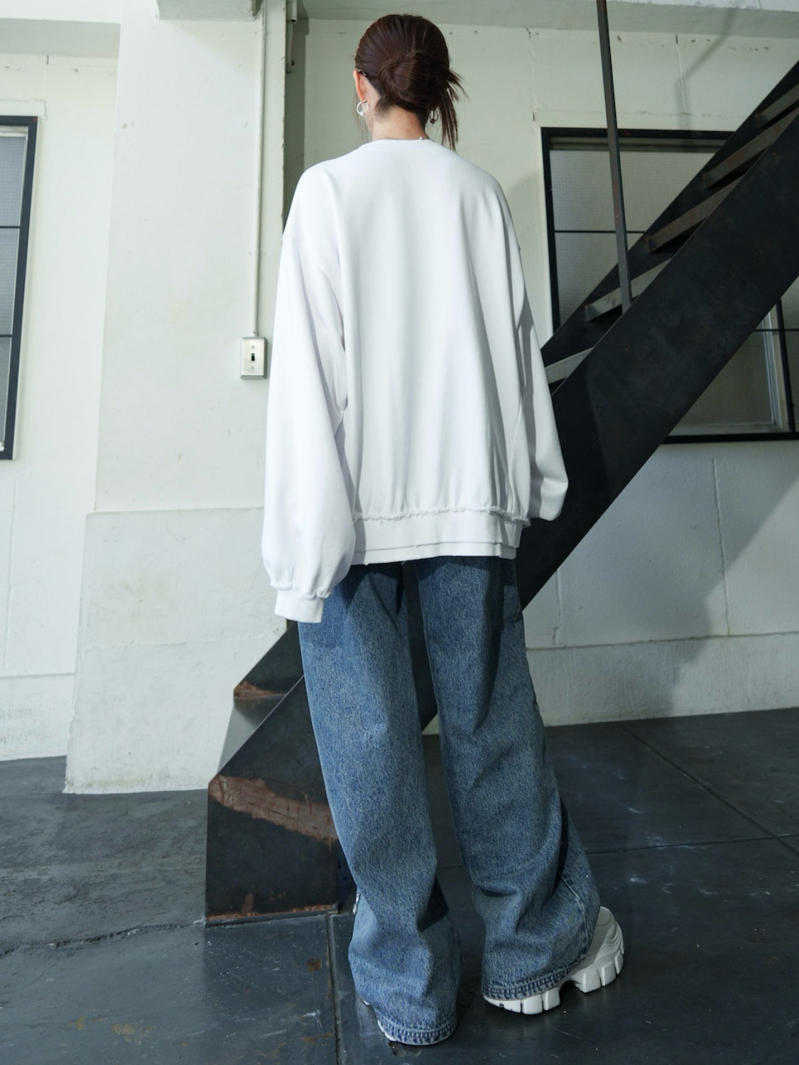 [UNISEX] Washed パヴェドロップ プルオーバー
